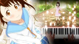 Nisekoi Character Song  White Gift Piano cover [upl. by Ahsirk]