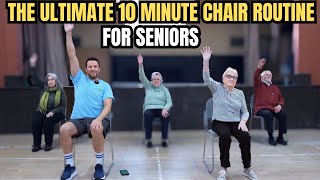 Chair Exercises for Seniors Improve Mobility amp Strength [upl. by Annaitsirk]