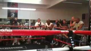 Floyd Mayweather training pt 2 7212011 [upl. by Nalyad947]