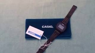 Casio B640WB1BEF unboxing review ελληνικό english subs [upl. by Seavir]