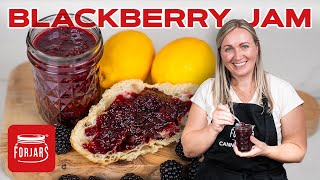 Homemade Blackberry Jam Canning Recipe [upl. by Horvitz]