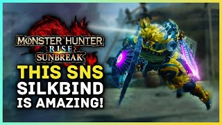 Monster Hunter Rise Sunbreak  New Sword amp Shield Silkbind Skill is Amazing [upl. by Aimas350]