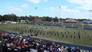 DeRidder Band Performs at 2011 Sulphur High School Marching Festival 1152011 [upl. by Nodmac]