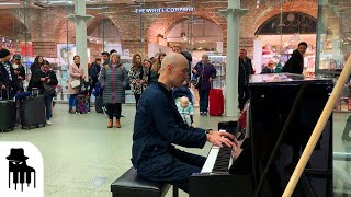 Disguised concert pianist stuns unsuspecting travelers [upl. by Robins]