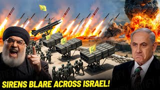 Hezbollahs BIGGEST Revenge on Israel with Massive Missile Strikes at Key Military Bases [upl. by Ylreveb]