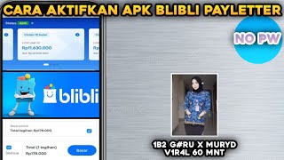 CARA AKTIFKAN BLIBLI PAYLETTER 4 [upl. by Kera]