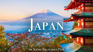 Japan 4K  Scenic Relaxation Film With Calming Music [upl. by Linnell495]