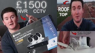 SWANN NVR ULTRA 4K CCTV SETUP [upl. by Yrolam]