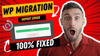 All in one wp migration stuck on import 100 Working Solution 2024 [upl. by Rizzi47]