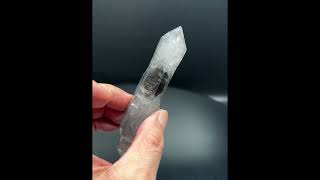 Twoended termination Quartz include Graphite artwork crystals rareminerals gemstone crystalgem [upl. by Anderer310]