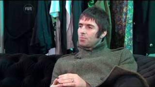 Liam Gallagher interview FiveSky News 2nd December 2009 [upl. by Haizek167]