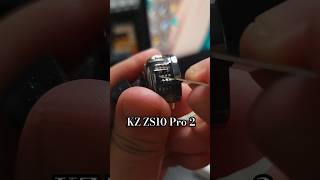 Kz Zs10 Pro 2 iem headphones inearmonitors sound music game unboxing pc custom tune [upl. by Fraase]