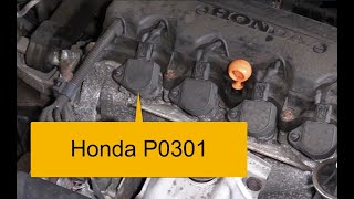 How To Fix a Honda P0301 Code Cylinder 1 Misfire Detected [upl. by Bolitho]