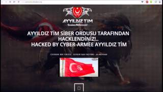 Türkische Hacker hacken Anonymous und spielen auf ihrer Seite Tschetschenische Hymne ab [upl. by Udall]