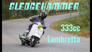 SLUK  333cc Lambretta CP Sledgehammer  WORLD FIRST TEST [upl. by Chaffinch332]