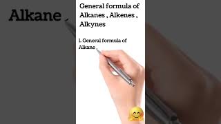 General formula of Alkanes Alkenes and alkynes [upl. by Hilton552]