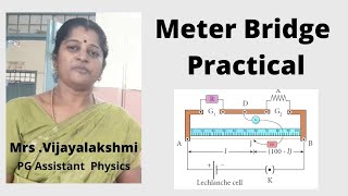 Meter Bridge Practical Class 12 Physics [upl. by Downe]