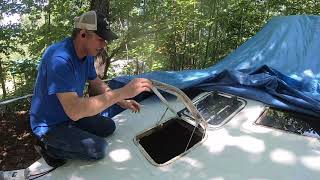 Fixing an old hatch problem on the Bayliner Ciera [upl. by Mercer]