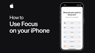 How to use Focus on your iPhone  Apple Support [upl. by Henryson]