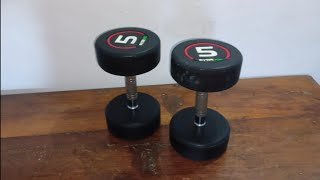 5510kg dumbbell set unboxing [upl. by Elem]