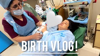 BIRTH VLOG  OUR LITTLE MIRACLE IS HERE 🧿  MY DELIVERY VLOG PART  2 [upl. by Milissent520]