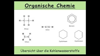 Kohlenwasserstoffe Übersicht über die Kohlenwasserstoffe in der organischen Chemie 3 [upl. by Risay]