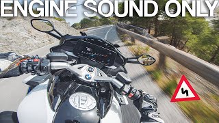 RAGING sixcylinder BMW K 1600 GT sound RAW Onboard [upl. by Lledo]