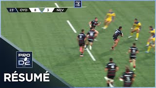 PRO D2 Saison 20242025 J02  Résumé Oyonnax Rugby  USON Nevers [upl. by Zandra]