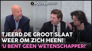 Betweter Tjeerd de GrootD66 slaat weer om zich heen in Kamer Tjeerd is geen wetenschapper [upl. by Atteuqihc]