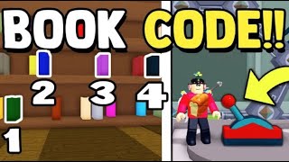 NEW INSANE BOOK CODE  Roblox Build a Boat for Treasure ROBLOX [upl. by Armanda]