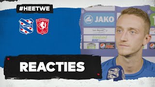 Reacties  sc Heerenveen  FC Twente [upl. by Anerres]