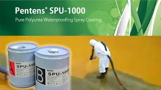 Pentens Pure Polyurea Spray Coating System SPU1000 [upl. by Gisser]