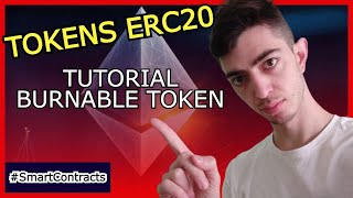 TUTORIAL token erc20  🔥 BURNABLE TOKEN 🔥  Solidity smartcontracts 2022 [upl. by Ahsatsan806]