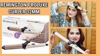 Best proluxe Remington hair curler machine review 👌 32mm [upl. by Ashling729]