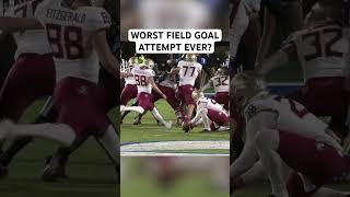 Florida State field goal attempt goes horribly wrong 🤣 shorts [upl. by Amargo268]