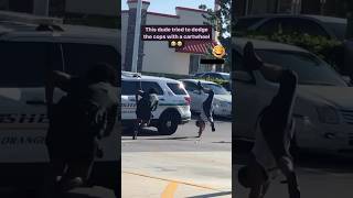 Cartwheeling Criminal Dodges Arrest😭 shorts shortvideo [upl. by Scheck130]