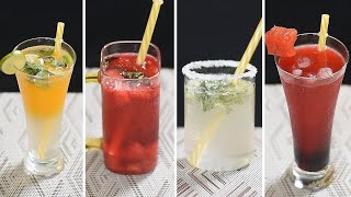 4 Easy Summer Drinks  NonAlcoholic Mojito Mocktails  Summer Drinks Recipe  Sukanyaskitchen [upl. by Nhguaval]