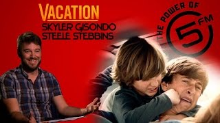 Vacation the Movie  Rob Forbes Interviews Skyler Gisondo and Steele Stebbins [upl. by Sinnaiy439]