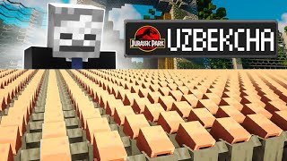 DINAZAVRLAR OLAMIGA BORDIK  UZBEKCHA TARJIMA  MINECRAFT UZBEKCHA [upl. by Dusza]