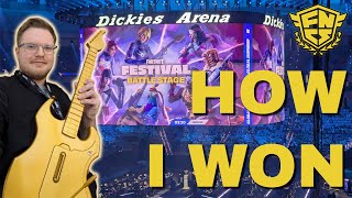 How I became the Worlds First Fortnite Festival Battle Stage Champion [upl. by Ullund537]