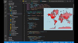 React Leaflet Tutorial using GeoJSON to Create a Map  For Beginner and Intermediate Developers [upl. by Mareld]