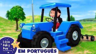 Canção do trator v2  Canções para crianças  Little Baby Bum em Português [upl. by Caitlin]