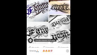 top de ide las mejores ideas letras goticas lettering malandro chicano goticoletra malandras [upl. by Otaner109]