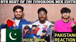 Bts Best Of Jin Jungkook Pakistani Reaction Haider [upl. by Ayotnahs194]