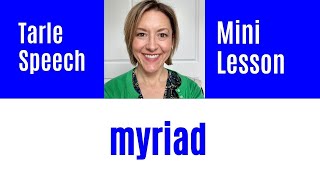 How to Pronounce MYRIAD  SHORTS Quick English Pronunciation Mini Lesson [upl. by Rilda]