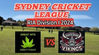 SYDNEY CRICKET LEAGUE RIA MONEY TRANSFER DIV I 2024 GRAND FINAL GHA VS NSV 31ST AUG 2024 [upl. by Cohl]