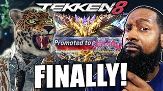 Lil Majin Achieves HIGHEST Rank with KING in Tekken 8 FINALLY [upl. by Flore]