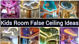 Best 100 Modern Childrens Bedroom False Ceiling design amp ideas for Kids room  Modern Interior [upl. by Llevert912]