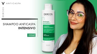 Dercos Anticaspa Vichy  Shampoo Intensivo que promete diminuir a caspa em até 4 semanas [upl. by Ycnalc]