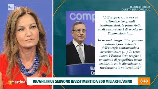 Rapporto Draghi  Unomattina 10092024 [upl. by Ase]